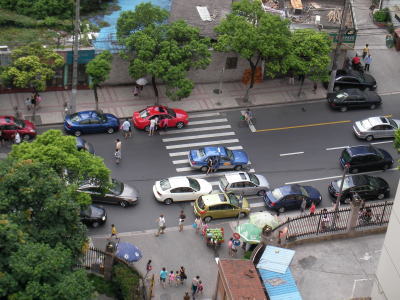 上海　渋滞